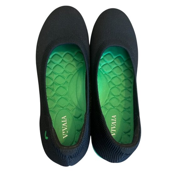 Vivaia Round-Toe Walking Flats Claire Slip-On Comfort Black Size 37 6.5 Women's - Picture 5 of 7